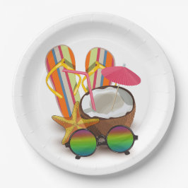  Baby shower van de Tropische Partij Papieren Bordje