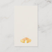 Baby shower van de tuinfauna Butterfly Diaper Raff Informatiekaartje (Achterkant)