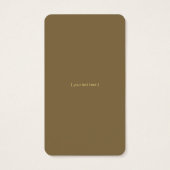 Baby shower van de vogelfamilie: DY Favor Gift Lab Visitekaartje (Achterkant)