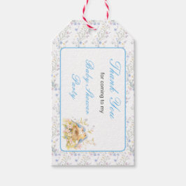 Baby shower van de voorjaarsvogels cadeaulabel