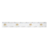 Baby shower van de voorjaarsvogels satijnen lint (Voorkant)