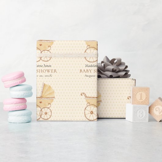 Baby shower van de waterverf cadeaupapier (Baby Shower)