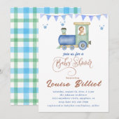 Baby shower van de waterverf kaart (Voorkant / Achterkant)
