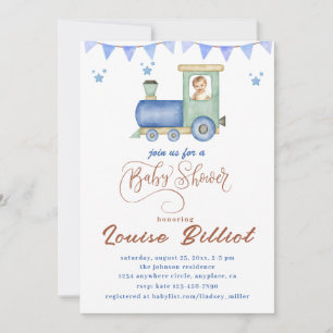 Baby shower van de waterverf kaart