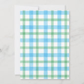 Baby shower van de waterverf kaart (Achterkant)