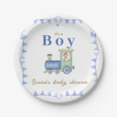 Baby shower van de waterverf papieren bordje (Voorkant)