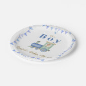 Baby shower van de waterverf papieren bordje (Gekanteld)