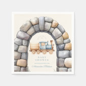 Baby shower van de waterverf servet (Voorkant)