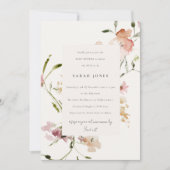 Baby shower van de Waterverf van de Blindweide Kaart (Voorkant)