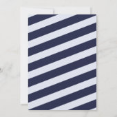 Baby shower van de waterverf van de Cute nautical  Kaart (Achterkant)