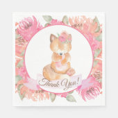Baby shower van de Waterverf van Sweet Fox Servet (Voorkant)