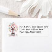 Baby shower van de wervelwervelkolom etiket (Insitu)