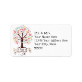 Baby shower van de wervelwervelkolom etiket (Voorkant)