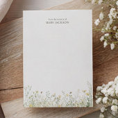 Baby shower van de wilde bij bedankkaart