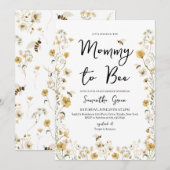 Baby shower van de wilde bij kaart (Voorkant / Achterkant)