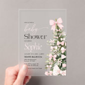 Baby shower van de winterboog acryl uitnodigingen (Insitu (Draagbaar))