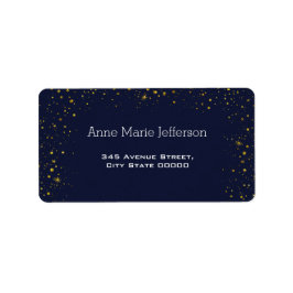 Baby shower van de witte Sterrennacht Etiket