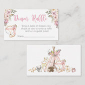 baby shower van de woodbaars informatiekaartje (Voorkant / Achterkant)