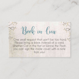 baby shower van de woodbaars informatiekaartje