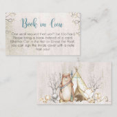 baby shower van de woodbaars informatiekaartje (Voorkant / Achterkant)