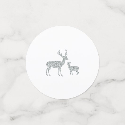 Baby shower van de zure en roze wintersneeuwvlokke confetti (Kleine voorkant)