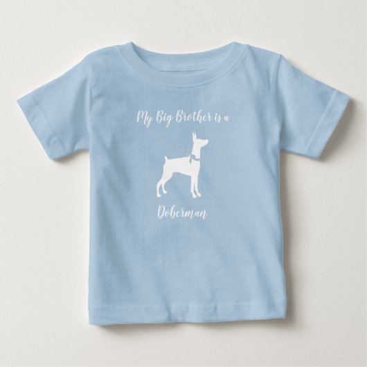 Baby shower van Dobermann Pinscher (Voorkant)