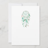 Baby shower van drocatcher kaart (Achterkant)