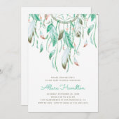 Baby shower van drocatcher kaart (Voorkant / Achterkant)