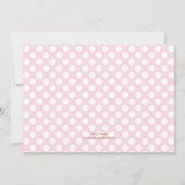 Baby shower van een aap/uitnodiging van een dag kaart (Achterkant)