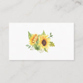 Baby shower van een kaartenkaartje voor het luider plaatskaartje (Achterkant)