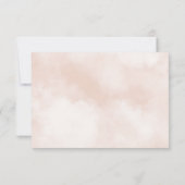 Baby shower van een luchtballon bedankkaart (Achterkant)