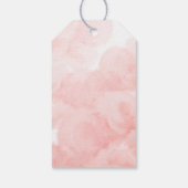 Baby shower van een luchtballon cadeaulabel (Achterkant)