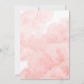 Baby shower van een luchtballon kaart (Achterkant)