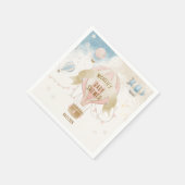 Baby shower van een luchtballon servet (Hoek)