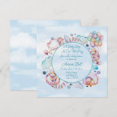 Baby shower van een mooie jongen (Voorkant / Achterkant)