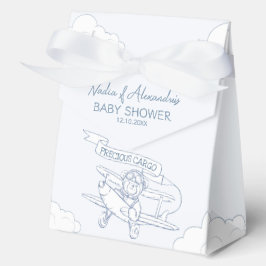 Baby shower van een piloot van een luchtvaartuig m bedankdoosjes