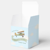  Baby shower van een vliegtuig Bedankdoosjes (Geopend)