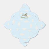  Baby shower van een vliegtuig Bedankdoosjes (Uitgevouwen)