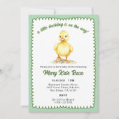 Baby shower van eendje kaart (Voorkant)