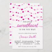 Baby shower van Elegant Heart Valentijns Kaart (Voorkant / Achterkant)