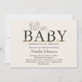 Baby shower van Farm Animals Meadow Friends Kaart (Voorkant)