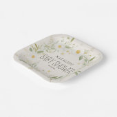 Baby shower van Farm Animals Meadow Friends Papieren Bordje (Gebogen)