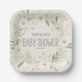 Baby shower van Farm Animals Meadow Friends Papieren Bordje (Voorkant)