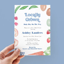 Baby shower van Farmer's Market Little Boy