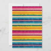 Baby shower van Fiesta Papel Picado Kaart (Achterkant)