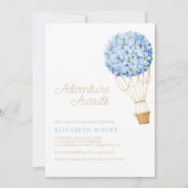 Baby shower van Floral Hot Air | Kaart (Voorkant)