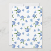 Baby shower van Floral Hot Air | Kaart (Achterkant)