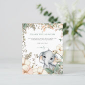 Baby shower van Floral Sage van de begroting Harte (Staand voorkant)
