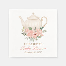 Baby shower van Floral Tea Party Servet
