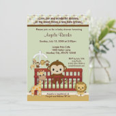 BABY SHOWER van GELDSLEUTEL Oerwoud Kaart (Staand voorkant)